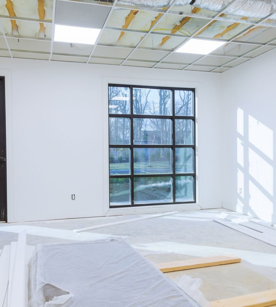 Renovated Interior Space Commercial Renovations Modern Design