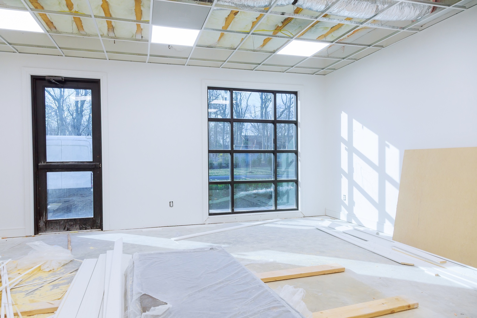 Renovated Interior Space Commercial Renovations Modern Design